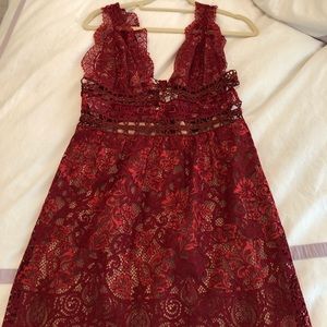 For Love and Lemons Red Dress